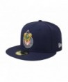 New Era 59Fifty Hat Chivas De Guadalajara Liga MX Soccer Navy Blue Fitted Cap - C917YR5RYHI
