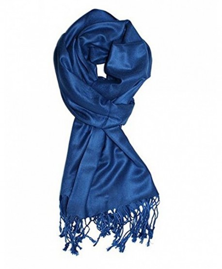 Dealzip Inc Luxurious Pashmina Beautiful - Cobalt Blue - C211SH0Y66B