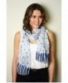 Nautical Navy Blue Anchors Scarf Wrap Shawl - CP11YJR4RP1