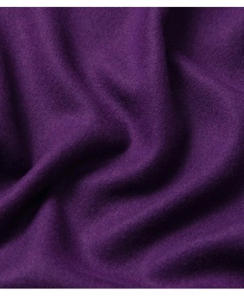 EBMORE Weight Bicycle Cashmere Purple in Cold Weather Scarves & Wraps