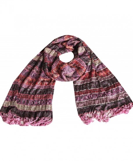 Indian Scarves Womens Wrap Lycra Viscose India Clothing Gift - Multicolor 2 - CY11PQEWSLB