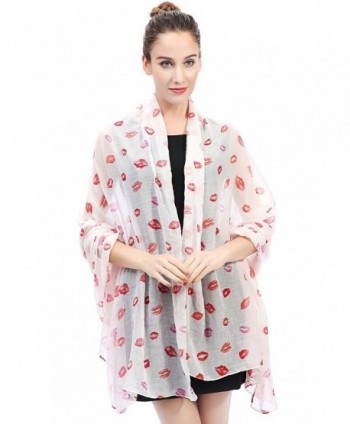 Lina Lily Print Womens Lightweight in Fashion Scarves