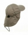 MG Microfiber Cap with Flap Khaki in Men's Sun Hats
