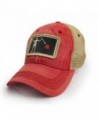 Blackbeard Pirate Flag Trucker Hat- Nautical Red - C312O636XCP