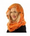 Halloween Spider Circle Infinity Orange in Fashion Scarves