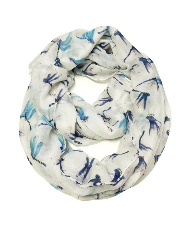 Wrapables Dragonfly Infinity Scarf - White - CS11VJOTEYL