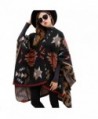 Pattern Tassel Solid Winter Shawl Wrap Bohemia Cardigans Shawl Scarf Wrap Stole - Black - C0126LKXIXP