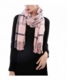 Aolige Super Soft Cashmere Blanket Winter Scarf Classic Lattice Warm Shawl for Women - Pink - CV186C6QU66
