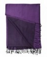 Pashmina Double Sided Shawl Purple in Wraps & Pashminas