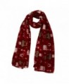 Kanzd Women Fashion Christmas Printed Santa Clus Owl Silk Square Scarf Shawl Soft Scarves Xmas Gift - J - CX188903K3E