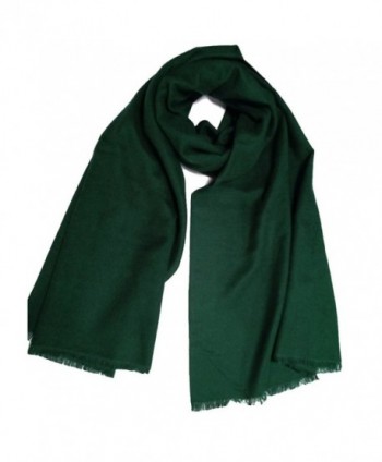 YAOYUE US Luxurious Scarves Pashmina Mulberry - Dark Green - C1188H2KN42
