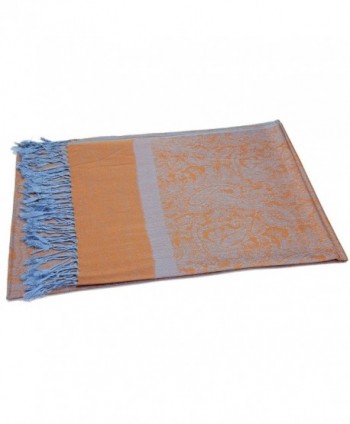 Achillea Vintage Jacquard Paisley Pashmina in Cold Weather Scarves & Wraps