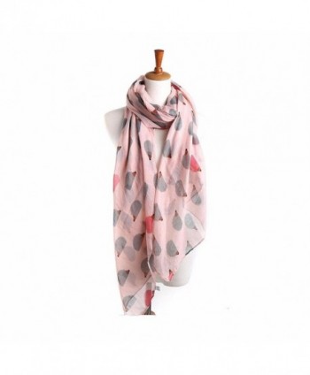 DEESEE(TM) Women Ladies Hedgehog Pattern Long Scarf Warm Wrap Shawl - Pink - CI12N1RXDR5