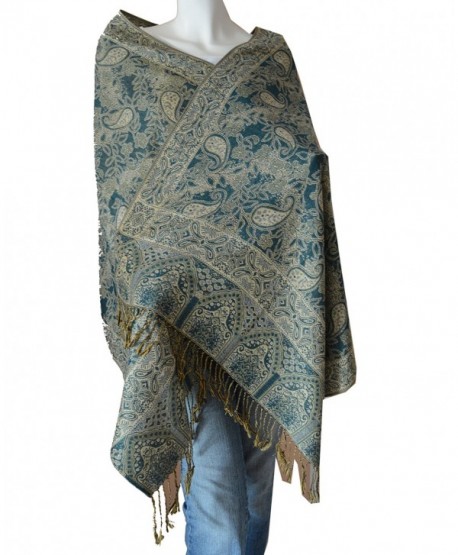 SCARF_TRADINGINC Women's Triplelayer Pashmina Shawl Wrap - Bj - CX115RKHGT3