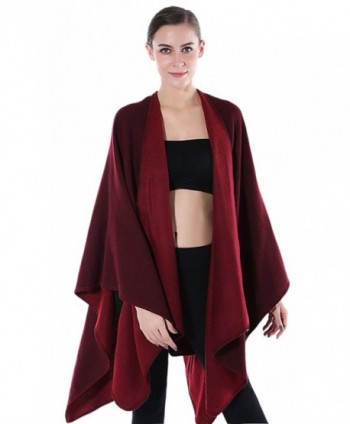 Winter Shawls for Women - Wine/Red - CA187KG54DK