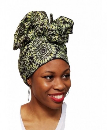 Light Green African Ankara Multicolor