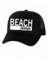 Beach Please Truckers Mesh snapback hat - Black - CC11N8G81FB