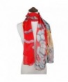 ChikaMika Fashion Scarves Chiffon Floral