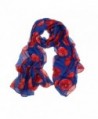 Willsa Fashion Poppy Flower Ladies in Fashion Scarves