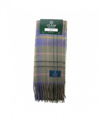 Clans Of Scotland Pure New Wool Scottish Tartan Scarf Taylor Ancient (One Size) - CO123H4946X