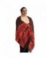 PASHMINA Shawl Wrap Cape Ruana Cloak Reversible MACHU PICCHU made in PERU - Brown - CM12MLLJEX1