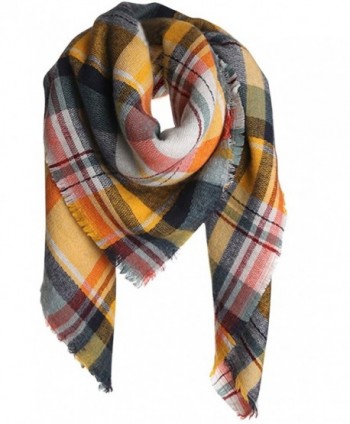 VamJump Winter Tartan Blanket Scarves