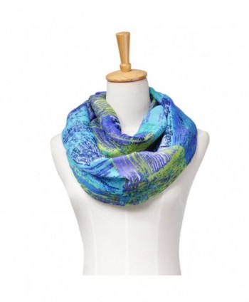 Shokim Womens Artistic Infinity Scarf 71 in Fashion Scarves