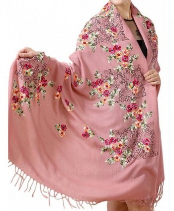 TLIH Womens Delicate Embroidered Extra Large - Pink - C812GDWJX5N