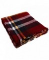 Phyxin Women Tassels Tartan Blanket