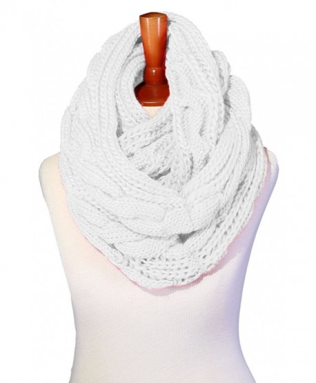 Basico Women Winter Chunky Knitted Infinity Scarf Warm Circle Loop Various Colors - CK187EM4WGL