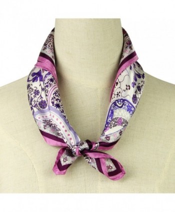 Luxurious Square Pantonight Velvet Flower in Fashion Scarves