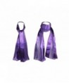 CTM Womens Satin Solid Eggplant in Fashion Scarves