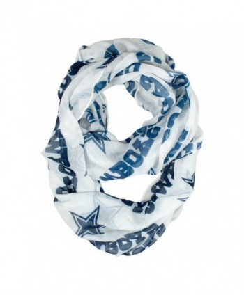 Dallas Cowboys White Infinity Scarf-9879 - CS1239UZGYJ