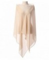 macria Chiffon Wedding Evening Champagne in Fashion Scarves