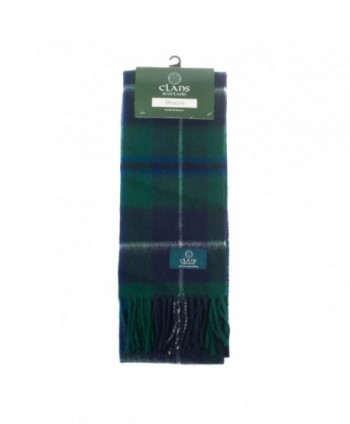 Clans Of Scotland Pure New Wool Scottish Tartan Scarf Douglas (One Size) - CX123H40WIH