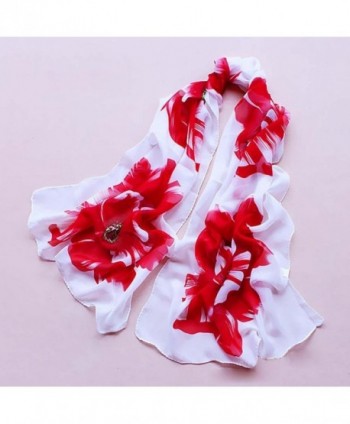 Women Chiffon Flower printed Scarves