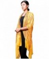 Handmade Yoga Om Nama Shiva Prayer Shawl/ Scarf - Yellow - CP129F3164D