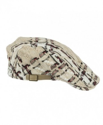 NTC Adjustible Tartan Pattern newsboy in Men's Newsboy Caps