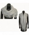 Design Fringe Knitted Crochet Infinity