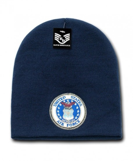 Military Logo Classic Work Short Winter Beanie Skull Caps S90 - Air Force Logo - C111L9KE49Z
