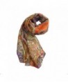 Baomabao Fashion Chiffon Printed Orange in Wraps & Pashminas