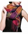 Wander Agio Women's Fashion Long Shawl Big Grid Winter Warm Lattice Large Scarf - Colour - CS12MO23M1H