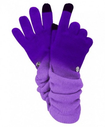 Purple Ombre Texting Gloves Scarf in Cold Weather Scarves & Wraps