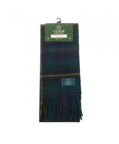 Clans Of Scotland Pure New Wool Scottish Tartan Scarf Macinnes Hunting (One Size) - CW123BWK2HV