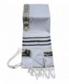 Acrylic ''Temple Tallit''- Color Black / Gold 18" X 72" - CC115JVDRYN