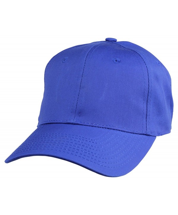 Plain Hat Baseball Caps (45 Colors) - Royal Blue - C8119N1AWQZ