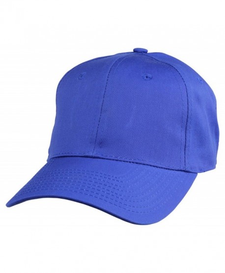 Plain Hat Baseball Caps (45 Colors) - Royal Blue - C8119N1AWQZ