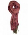 Ted and Jack - Luxe Classic Tapestry Reversible Pashmina - Burgundy - CT12OB07VD2