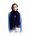 Cashmere Scarfs for Women and Men-Large Warm Soft Scarf Shawls Wrap Gift - Dark Blue - CM1804UG6UN