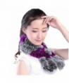 Venusfur Womens Rabbit Collar Winter in Fashion Scarves